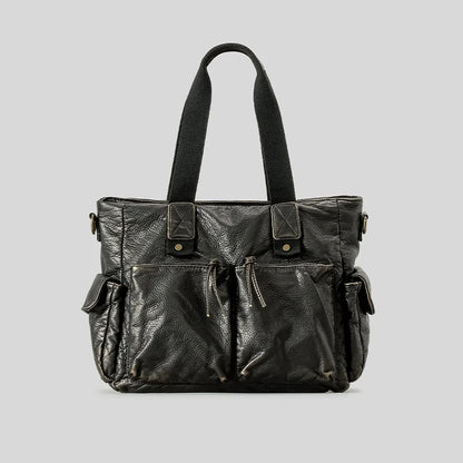 AIGO Vintage Large Capacity Women Luxury Designer Handbag Tote Bag Retro Shoulder Crossbody Bags Quality Punk Bag сумка bolsas