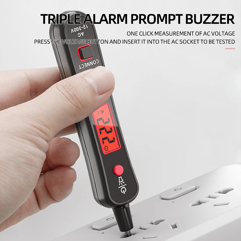 AIRAJ Smart Digital Multimeter Voltage Detector Tester Non-contact Electric Pen Capacitance Diode Ohm Hz NCV DC AC Voltage Meter Leedoar