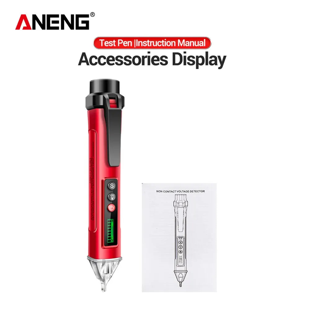 ANENG VC1010 Digital Smart AC/DC Voltage Detectors Non-Contact Tester Pen Meter 12-1000V Current Electric Sensor Test Pencil Leedoar