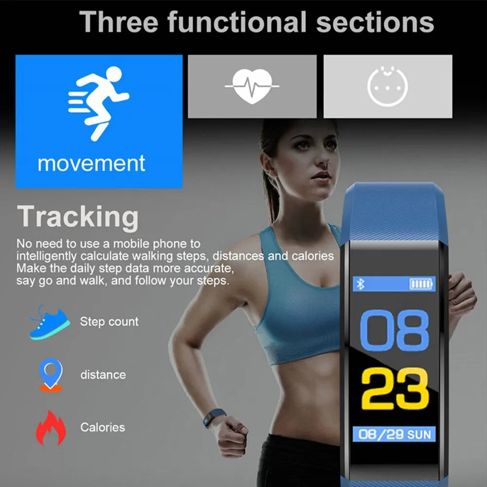 115 PLUS Smart Band Bluetooth Fitness Tracker