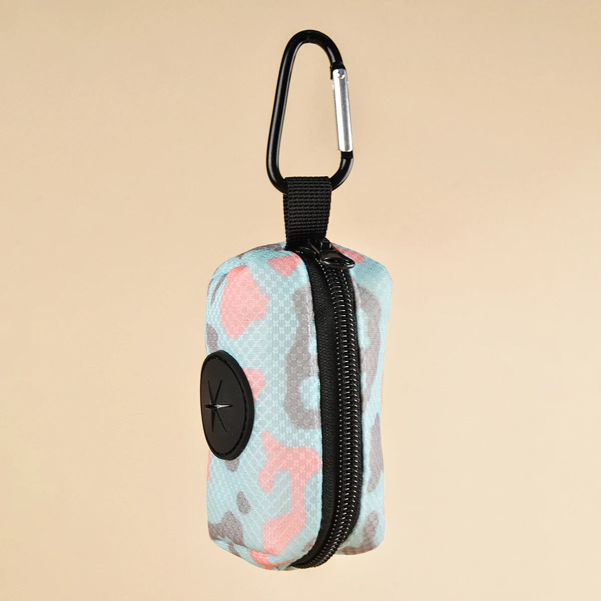 Abstract Designer Print Cute Design Pet Poop Bag Holder Dispenser Without Poop Bag And Leashes Can Attached With Any Dog Leashes Leedoar