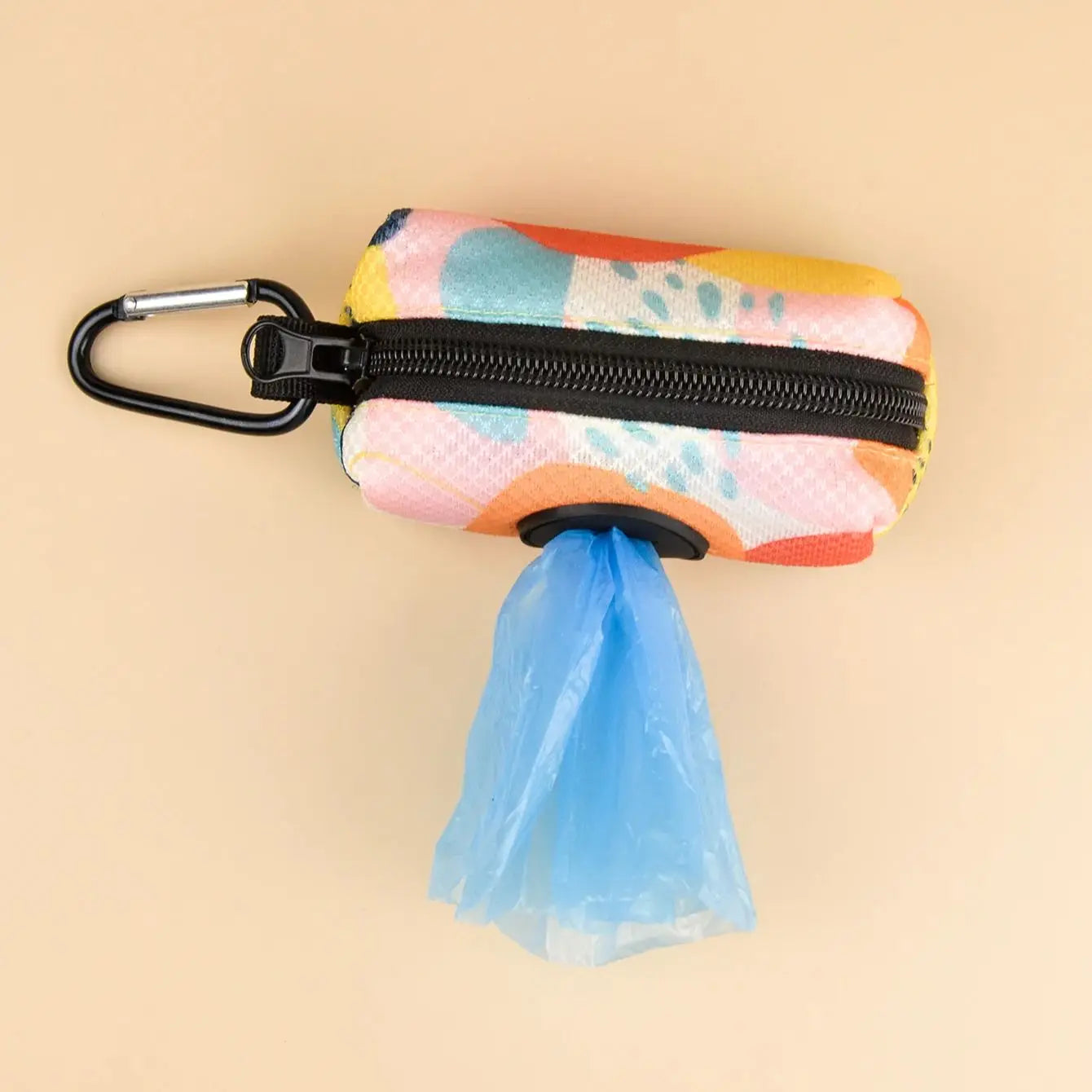 Abstract Designer Print Cute Design Pet Poop Bag Holder Dispenser Without Poop Bag And Leashes Can Attached With Any Dog Leashes Leedoar