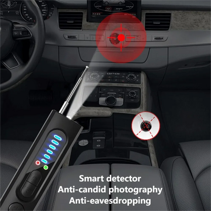 X13 Detector anti-espionagem e espionagem Detectores de sinal inteligentes anti-monitoramento Câmera GPS Posicionamento do carro Monitor de varredura 