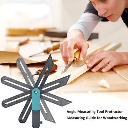 Adjustable Angle Ruler Irregular Multi-Function Scale T-Shaped Bevel Gauge Tool For Woodworking DIY Measurement