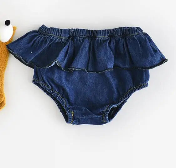 Adorable Baby Boys Shorts Summer Casual Denim Short Pants for Toddler Girls Pockets Design Clothing Children Jeans Pants 0-24M Leedoar