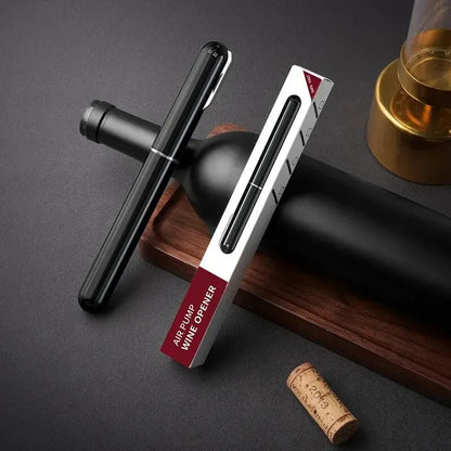 Air Pressure Pump Wine Bottle Opener Pen Shape Stainless Steel Needle Fast Kitchen Bar Party Portable Corkscrew OpenTool Leedoar