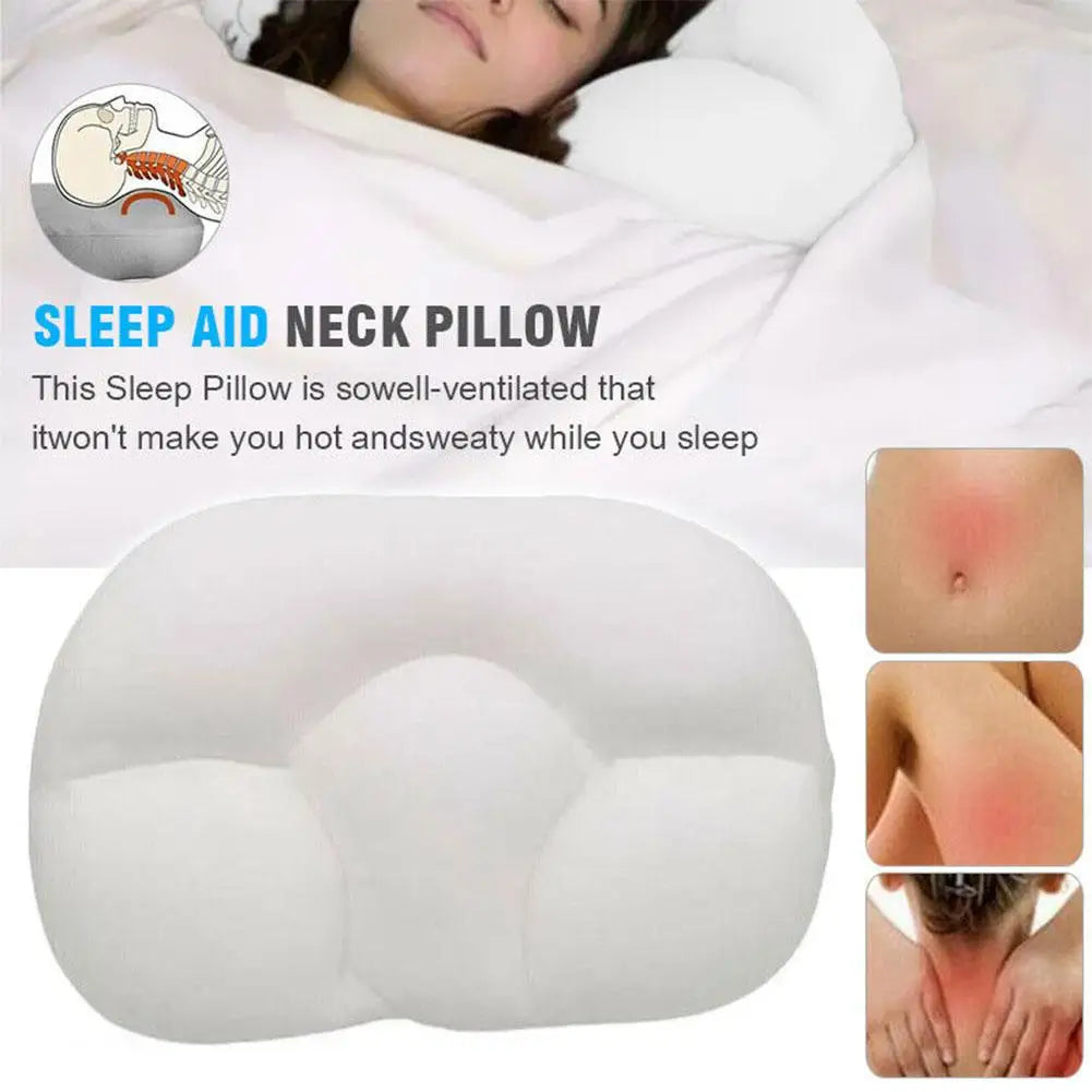 All-round Sleep Pillow Egg Sleeper Memory Foam Soft Orthopedic Neck Pillow Pain Release 3D Neck Micro Airball Pillow Deep Sleep Leedoar