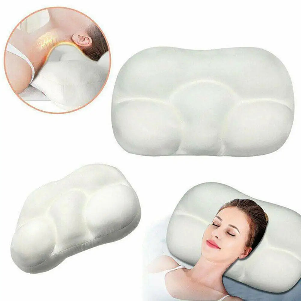 All-round Sleep Pillow Egg Sleeper Memory Foam Soft Orthopedic Neck Pillow Pain Release 3D Neck Micro Airball Pillow Deep Sleep Leedoar