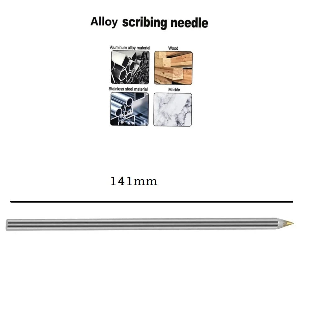 Alloy Scribe Pen Carbide Scriber Pen Metal Wood Glass Tile Cutting Marker Pencil Metalworking Woodworking Hand Tools