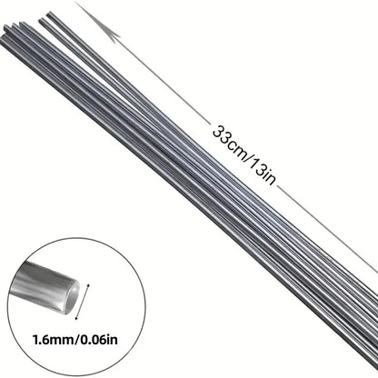 Aluminum Welding Rods Low Temperature Easy Melt Aluminum Welding Wire Flux Core Suitable for Soldering Leedoar