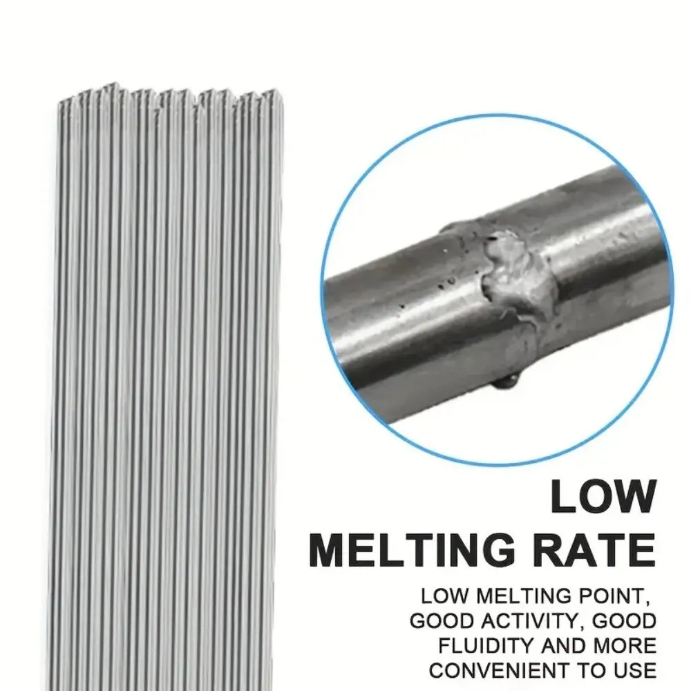 Aluminum Welding Rods Low Temperature Easy Melt Aluminum Welding Wire Flux Core Suitable for Soldering Leedoar