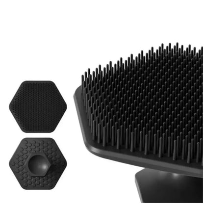 Alwafore Facial Cleaning Brush Scrubber Silicone Miniature Face Deep Clean Shave Massage Face Scrub Brush Face Cleaner For Men Leedoar