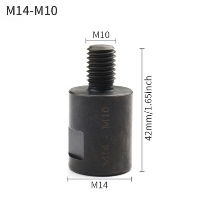 Angle Grinder Adapter Converter M10 M14 5/8-11 Thread Converter Adapte Arbor Connector For Polishing Pad Saw Blade Hole Saw Tool Leedoar