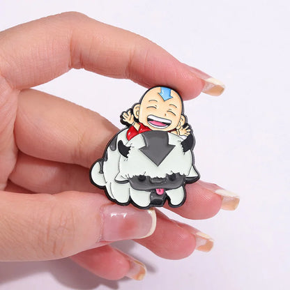 Anime Boy Buffalo Esmalte Pins Personalizados Série de TV Broches Lapela Emblemas Desenho Animado Engraçado Jóias Presente para Fãs Amigos