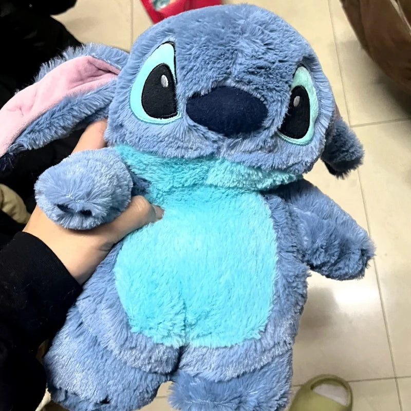 Anime Kawaii Turo Lilo Stitch Plush Hot Water Bottle Winter Women'S Home Water Filling Hand Warmer Monster Gift Toys Leedoar