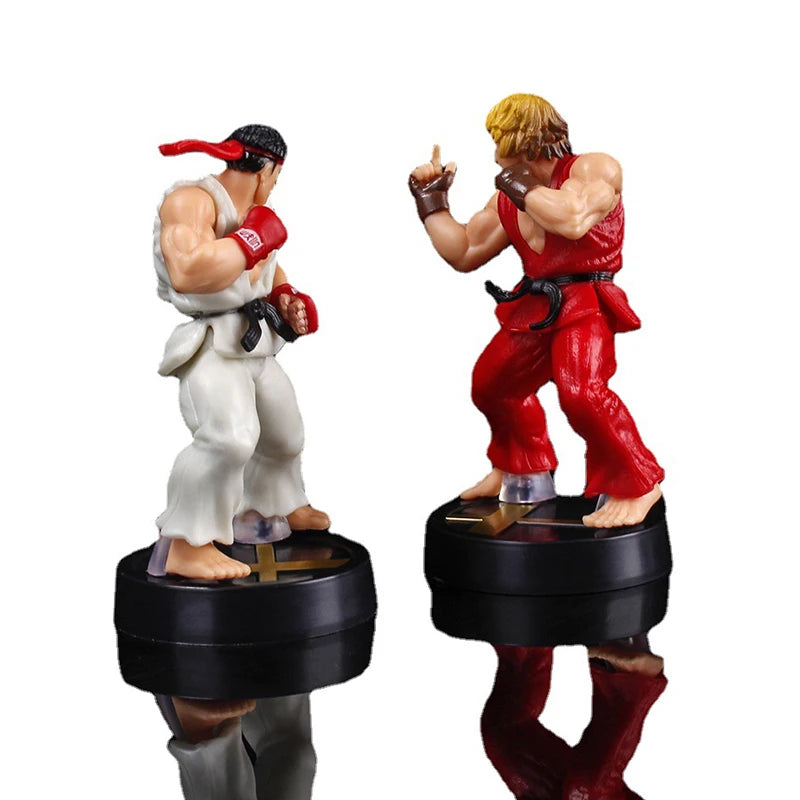 Anime Street Fighter Fighting Game Action Figure Ken Masters Hoshi Ryu PVC Kawaii Toys Dolls Room Decor Birthday Gift For Boys Leedoar