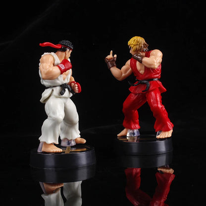 Anime Street Fighter Fighting Game Action Figure Ken Masters Hoshi Ryu PVC Kawaii Toys Dolls Room Decor Birthday Gift For Boys Leedoar