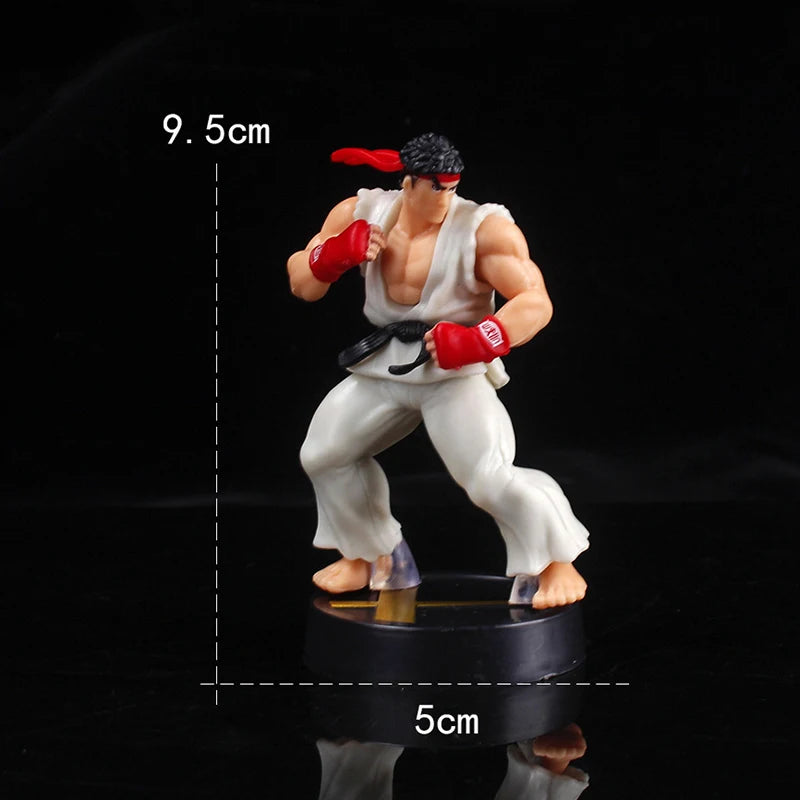 Anime Street Fighter Fighting Game Action Figure Ken Masters Hoshi Ryu PVC Kawaii Toys Dolls Room Decor Birthday Gift For Boys Leedoar