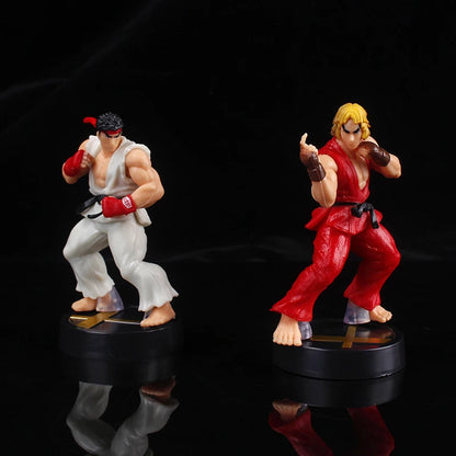 Anime Street Fighter Fighting Game Action Figure Ken Masters Hoshi Ryu PVC Kawaii Toys Dolls Room Decor Birthday Gift For Boys Leedoar