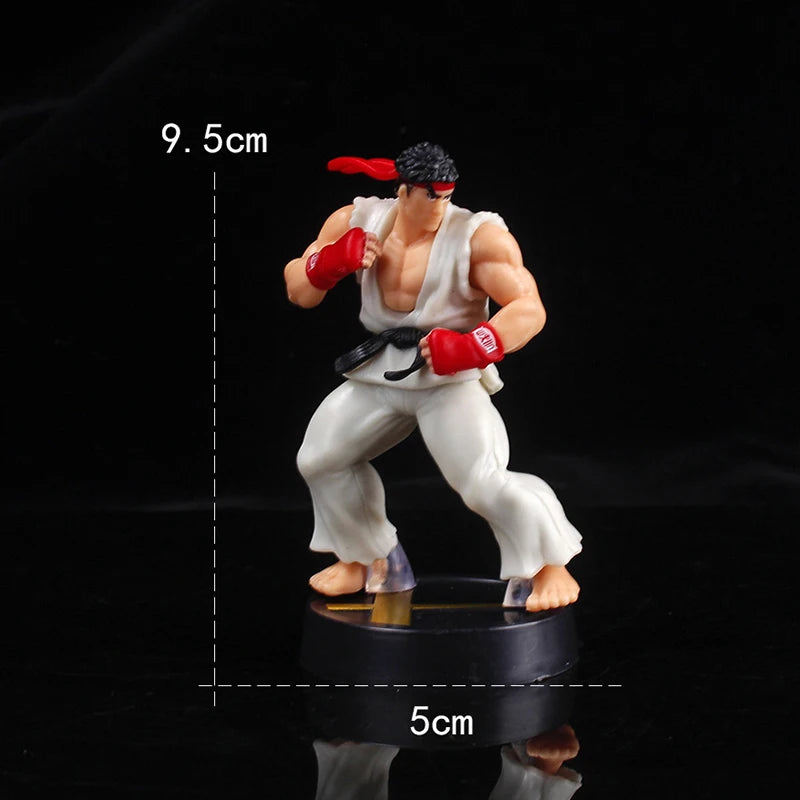 Anime Street Fighter Fighting Game Action Figure Ken Masters Hoshi Ryu PVC Kawaii Toys Dolls Room Decor Birthday Gift For Boys Leedoar