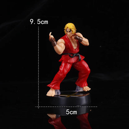 Anime Street Fighter Fighting Game Action Figure Ken Masters Hoshi Ryu PVC Kawaii Toys Dolls Room Decor Birthday Gift For Boys Leedoar