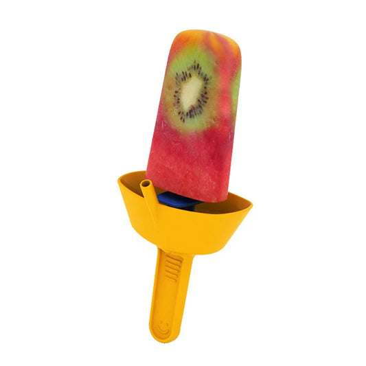 Anti-Drip Popsicle Holder With Straw Popsicle Ice Cream Portable Holder Anti-Dirty Hand Homemade Popsicle Holder Mold Leedoar