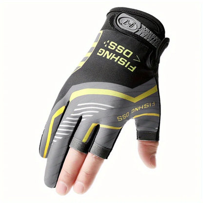 Anti-Slip Fishing Gloves Wear-resistant Summer Outdoor Breathable Angling Cycling Sports Gloves Fishing Apparel Leedoar