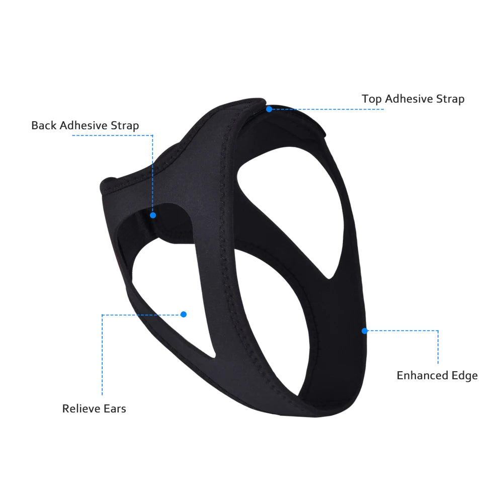 Anti Snoring Belt Triangular Chin Strap Mouth Guard Gifts for Women Men Better Breath Health Care Snore Stop Bandage Sleep Aid Leedoar