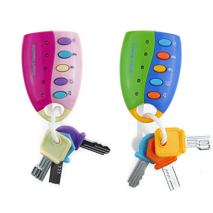 Anti Theft Lock Car Remote Control Key Model Infant and Early Childhood Education Children's Music Keys Cross-border Toys Leedoar