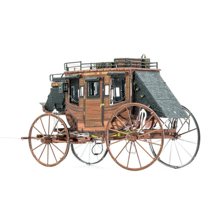 Antique luxury carriage 3D metal puzzle model kit DIY laser cutting puzzle children's puzzle toy Leedoar