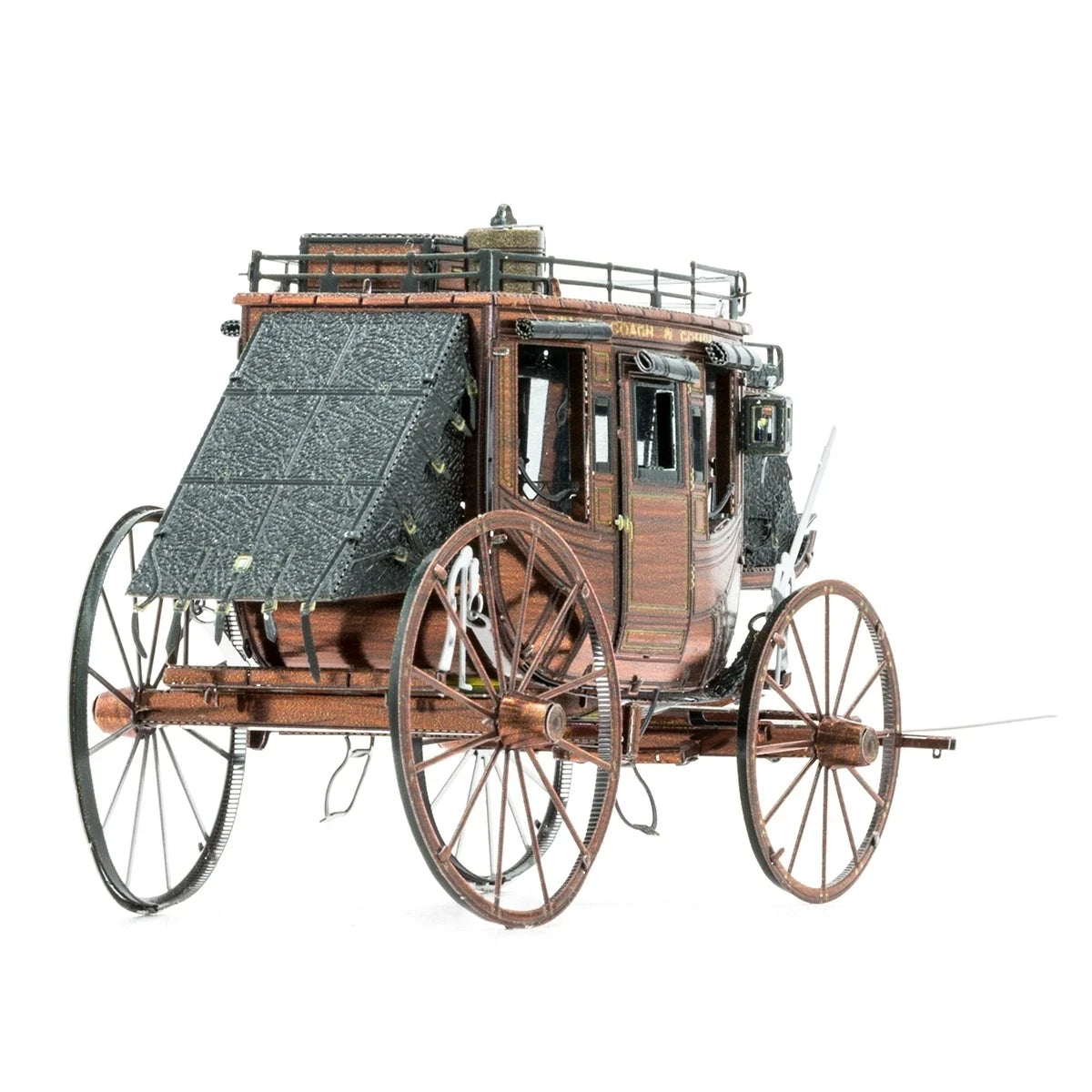 Antique luxury carriage 3D metal puzzle model kit DIY laser cutting puzzle children's puzzle toy Leedoar