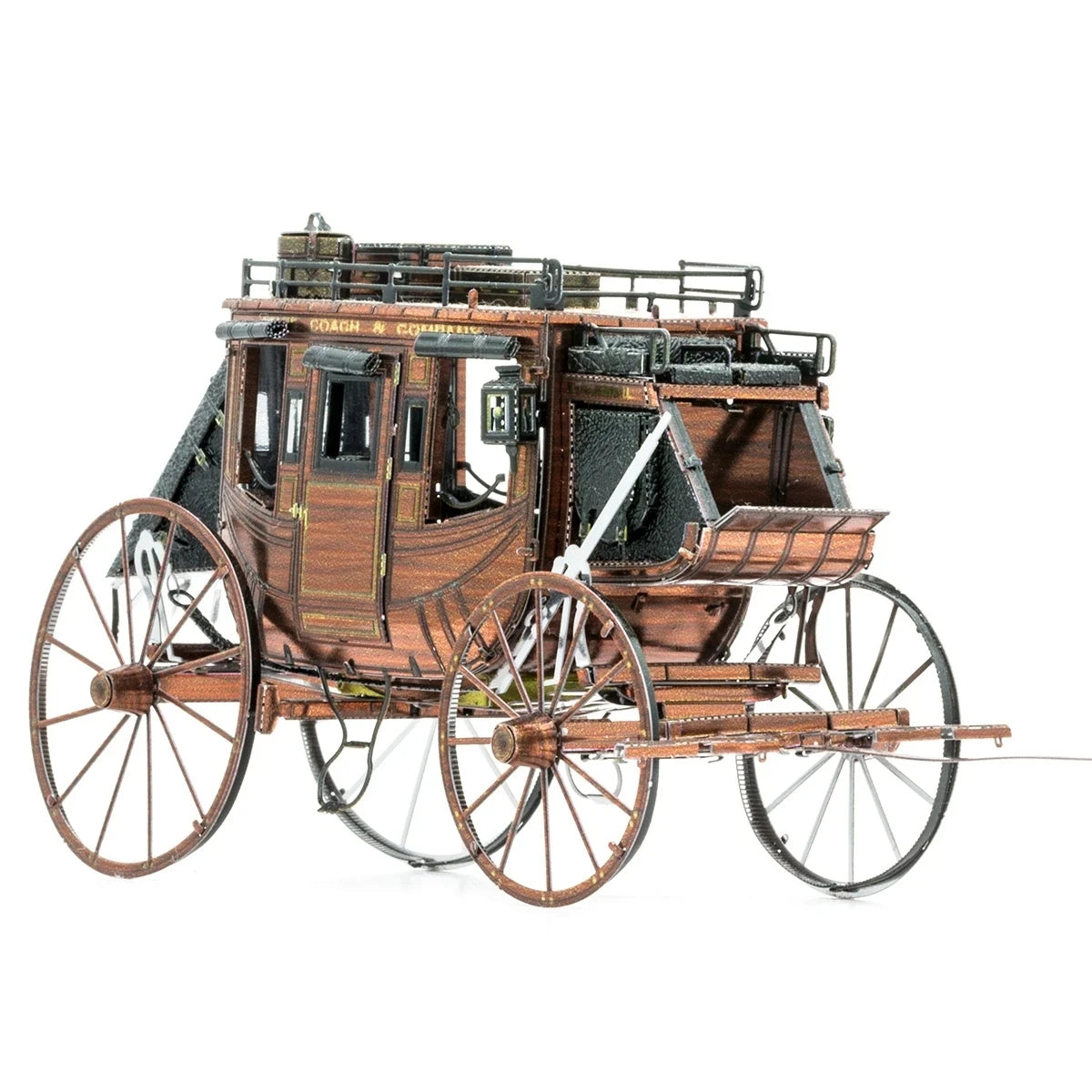 Antique luxury carriage 3D metal puzzle model kit DIY laser cutting puzzle children's puzzle toy Leedoar