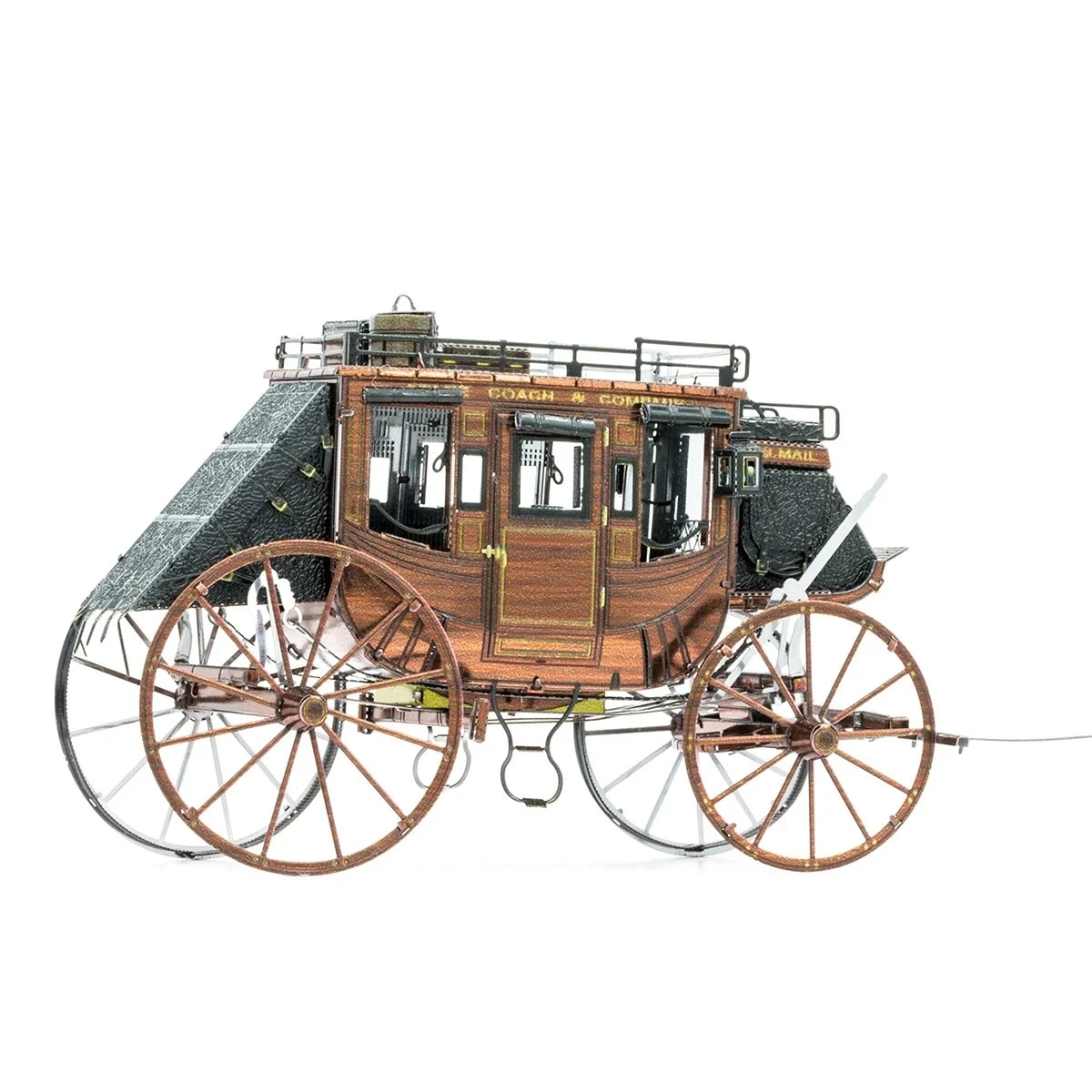 Antique luxury carriage 3D metal puzzle model kit DIY laser cutting puzzle children's puzzle toy Leedoar