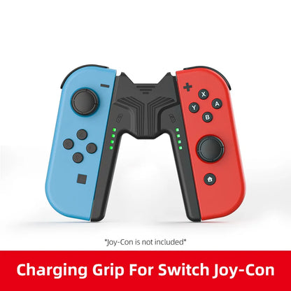 Suporte de carregamento Aolion para controle de jogos Switch Joycon Handle Grip Charging Station para acessórios Nintendo Switch 