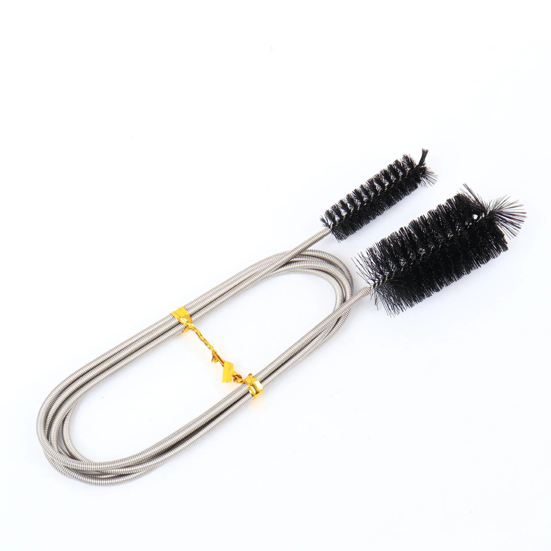 Aquarium Cleaning Brush for Water Filter Pump Lily Pipe Air Tube Hose Stainless Steel Fish Tank Brush Water Pump Accessories Leedoar