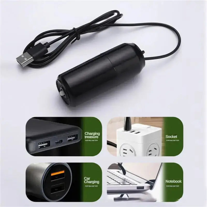 Aquarium Oxygen Air Pump Fish Tank USB Silent Air Compressor Aerator Portable Mini Small Oxygenator Aquarium Accessories 5v 1W Leedoar