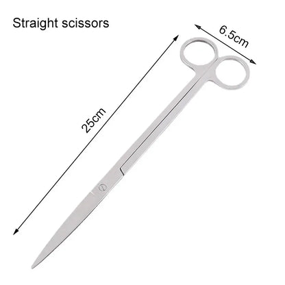 Aquarium Scissors Tweezers Tool Fish Tank Plants Wave Scissors Water Grass Stainless Cleaning Tools Holder Aquarium Accessories