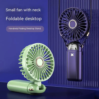 Aromatherapy Mini Handheld Small Fan Portable Portable Silent Office Desk Student On Dormitory Charging Outdoor Hand Holding Fan Leedoar