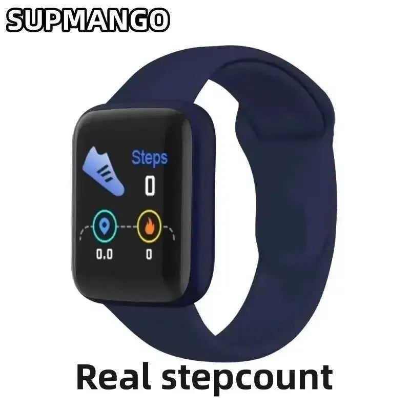 B37 Real Step Count The New Rechargeable Smart Watch Men And Women Fitness Watch Phone Connection IS Fully Compati Leedoar