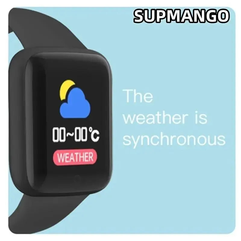 B37 Real Step Count The New Rechargeable Smart Watch Men And Women Fitness Watch Phone Connection IS Fully Compati Leedoar