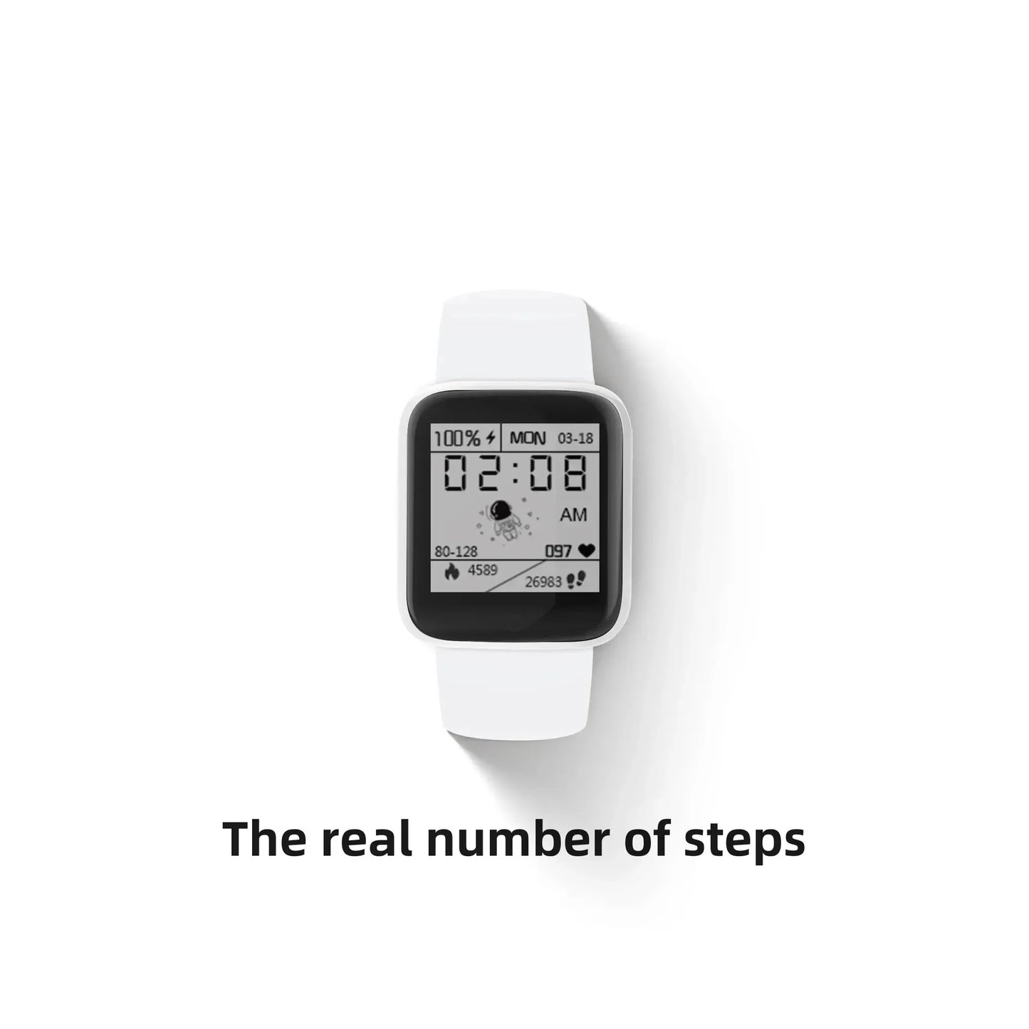 B37 Real Step Count The New Rechargeable Smart Watch Men And Women Fitness Watch Phone Connection IS Fully Compati Leedoar