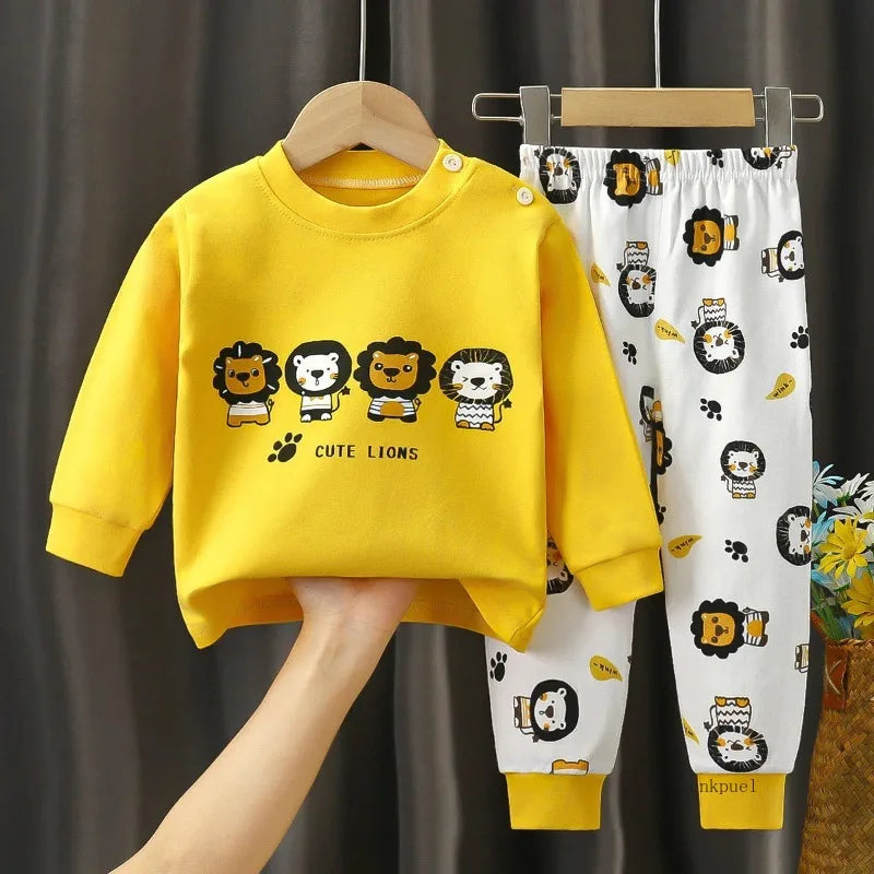 Baby All Cotton Warm, Girls' Autumn Clothes, Autumn Pants, Children's Boys Clothing Leedoar