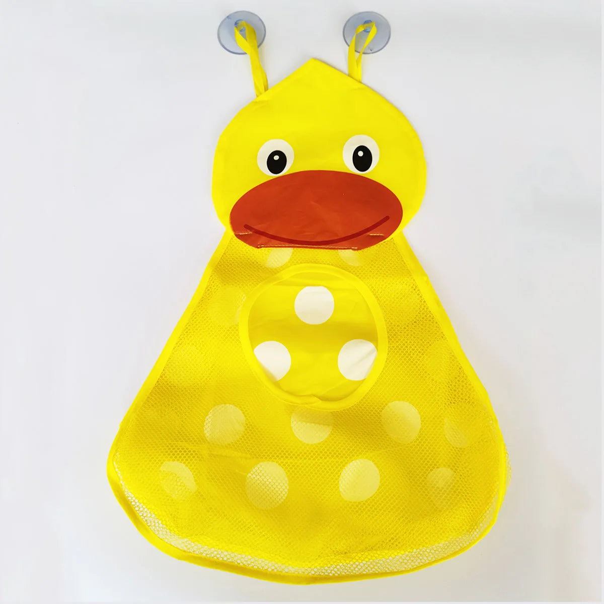 Baby Bath Mesh Net Bag Shower Holder Toys Organizer Large Toy Storage Bags Strong Suction Cups Baby Bath Toys Bathroom Baskets Leedoar