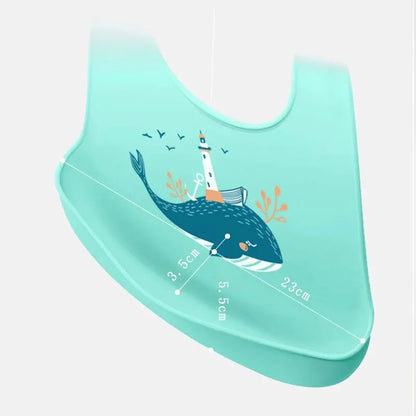 Baby Bibs Adjustable Different Styles Animal Picture Waterproof Saliva Dripping Bib Newborn Cartoon Aprons Baby Bibs Leedoar