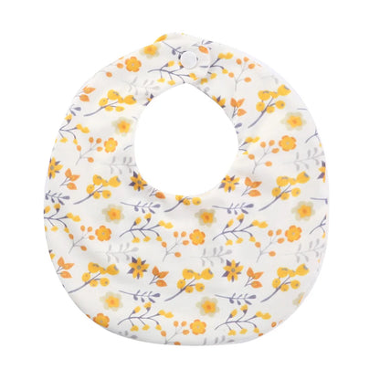 Baby Bibs Infant Double sided Cotton Bib Newborn Retro Print Feeding Saliva Towel Bandana Burp Cloth For Boy Girl Soft Drool Bib