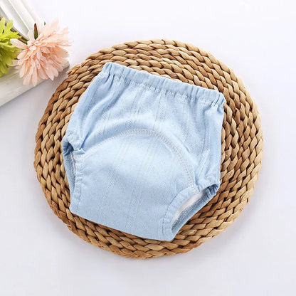 Baby Cotton Cloth Diaper Training Pants Infant Toilet Training Pants for Boys and Girls Summer Diapers Leak Proof and Waterproof Leedoar