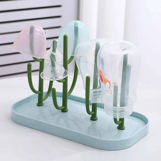 Baby Feeding Bottle Drain Rack Nipple Feeding Cup Holder Storage Drying Rack Bottle Cleaning And Drying Machine Leedoar