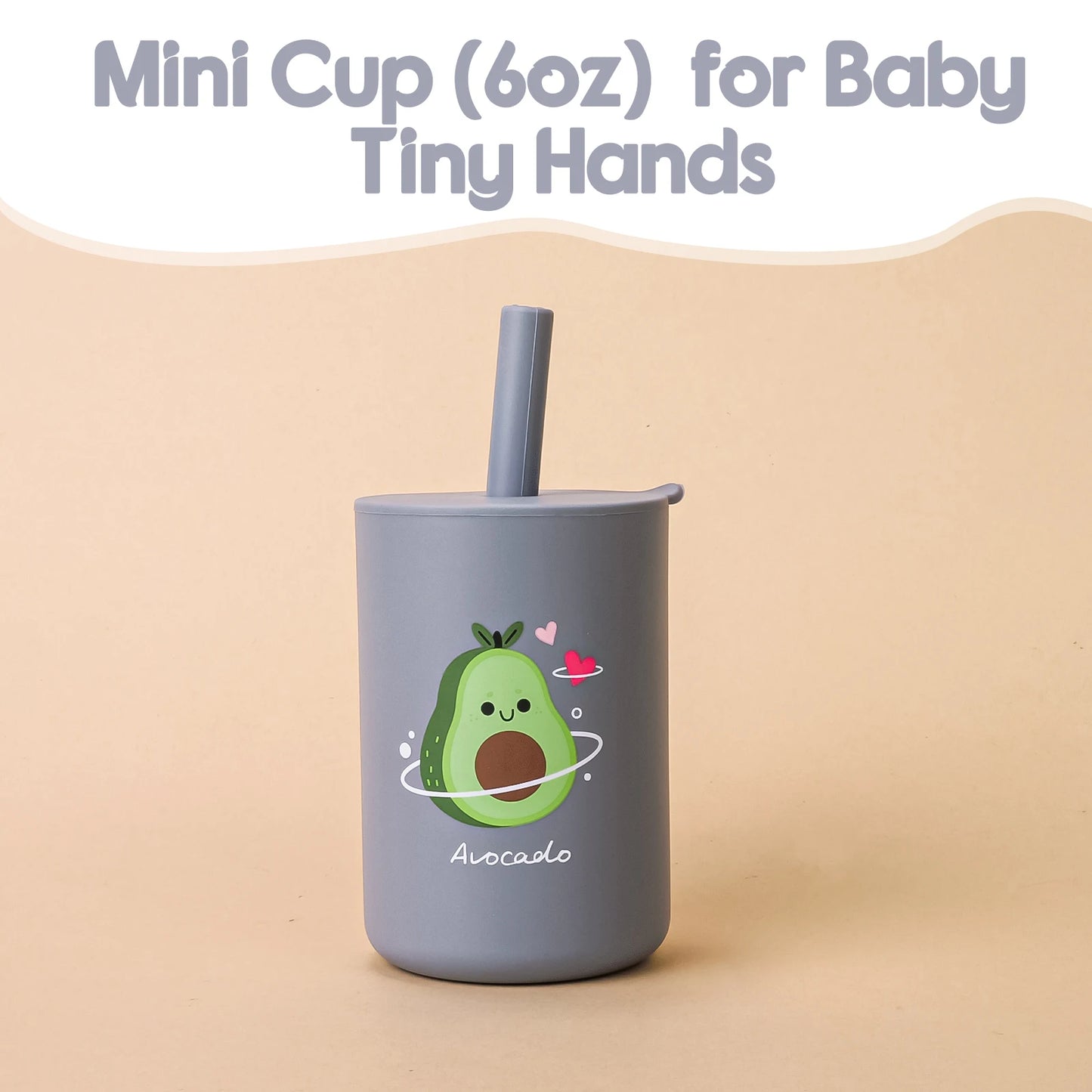 Baby Feeding Drinkware Straw Cup Baby Cartoon Learning Feeding Cup Food Grade Silicone Toddler Water Bottle Tableware BPA Free Leedoar