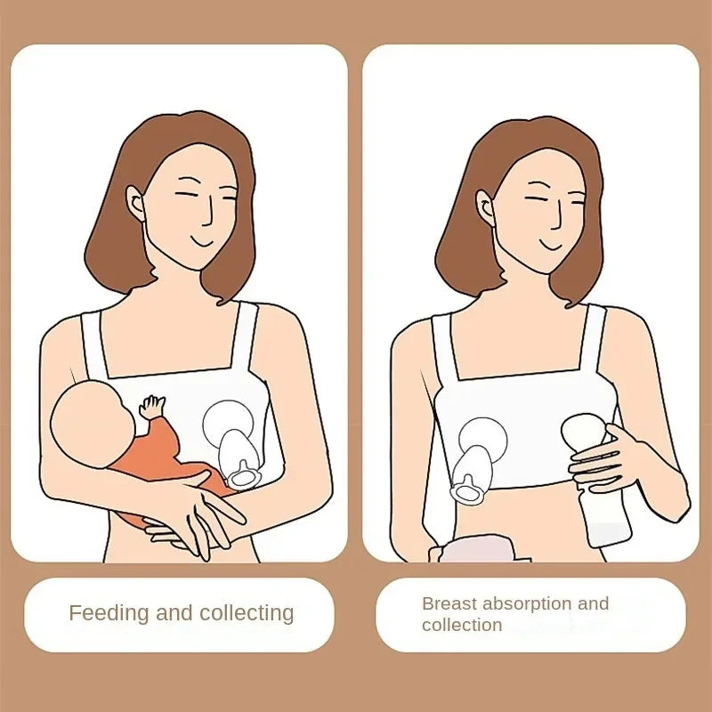 Baby Feeding Manual Breast Pump Partner Breast Collector Automatic Correction Breast Milk Silicone Pumps PP BPA Free Leedoar