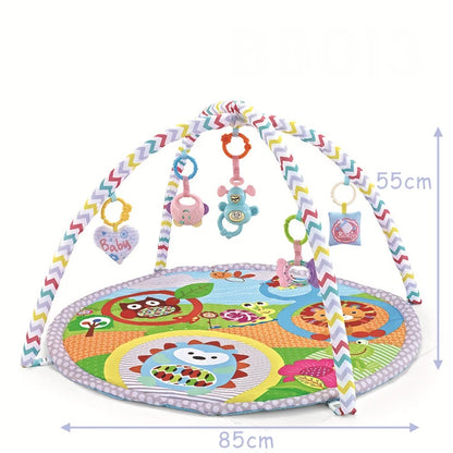 Baby Fitness Frame Crawling Blanket Play Mat Fence Crawling Mat With Cloth Book Infant Rug Enlightenment Toys Game Mat Gift Leedoar